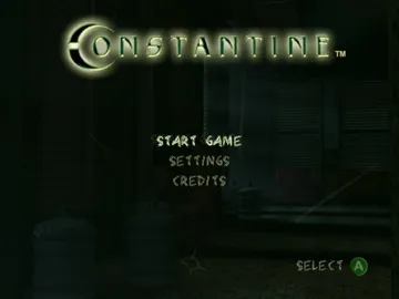 Constantine (USA) screen shot title